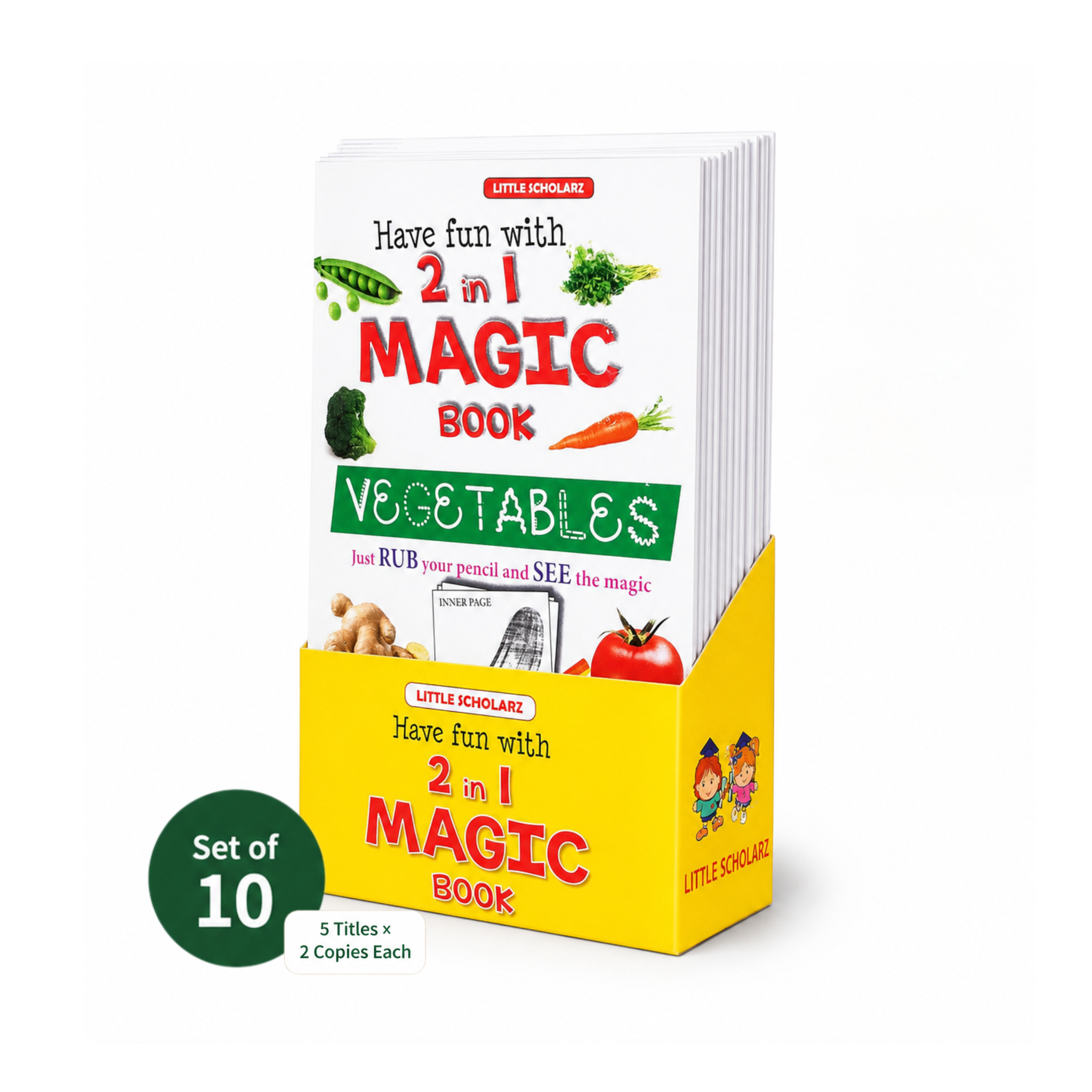 Have Fun with 2-in-1 Magic Books- Set of 10