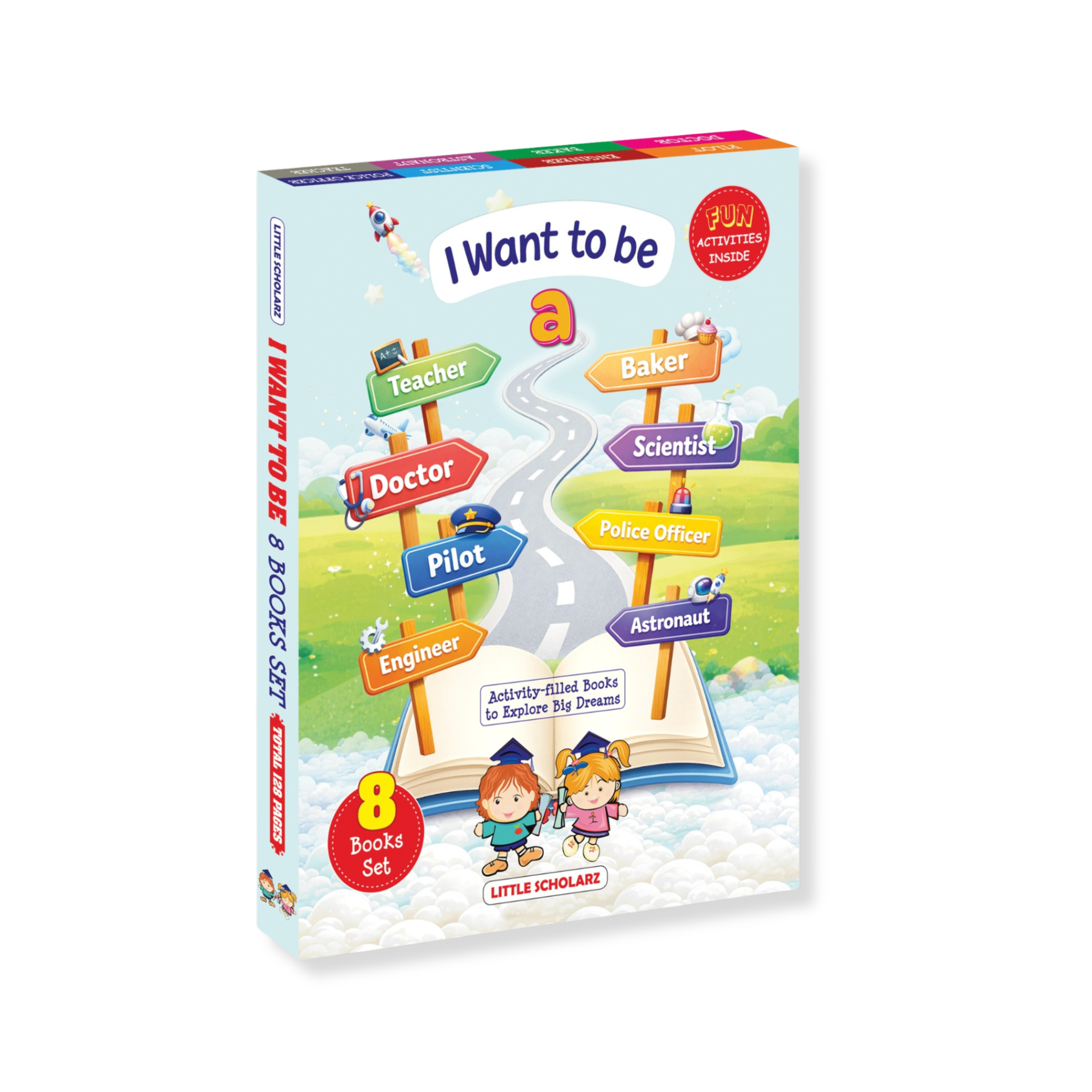 I Want to Be Set of 8 Activity Books for Kids