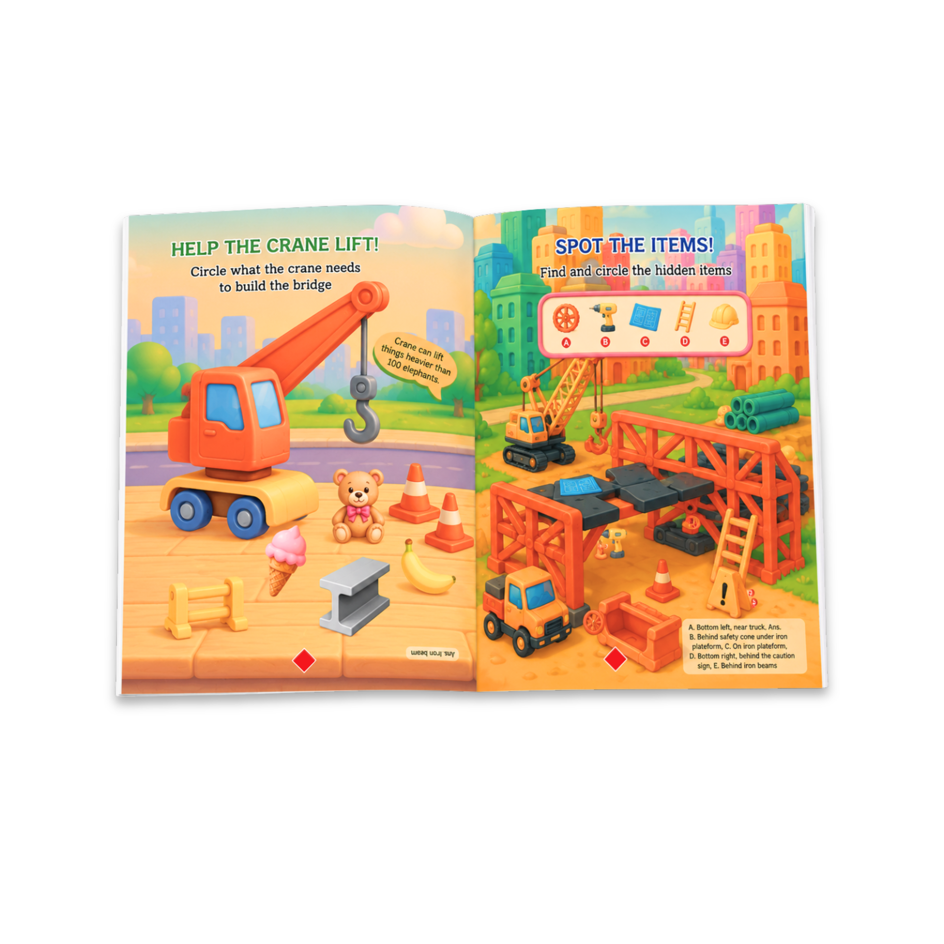 I Want to Be an Engineer Activity Book for Kids