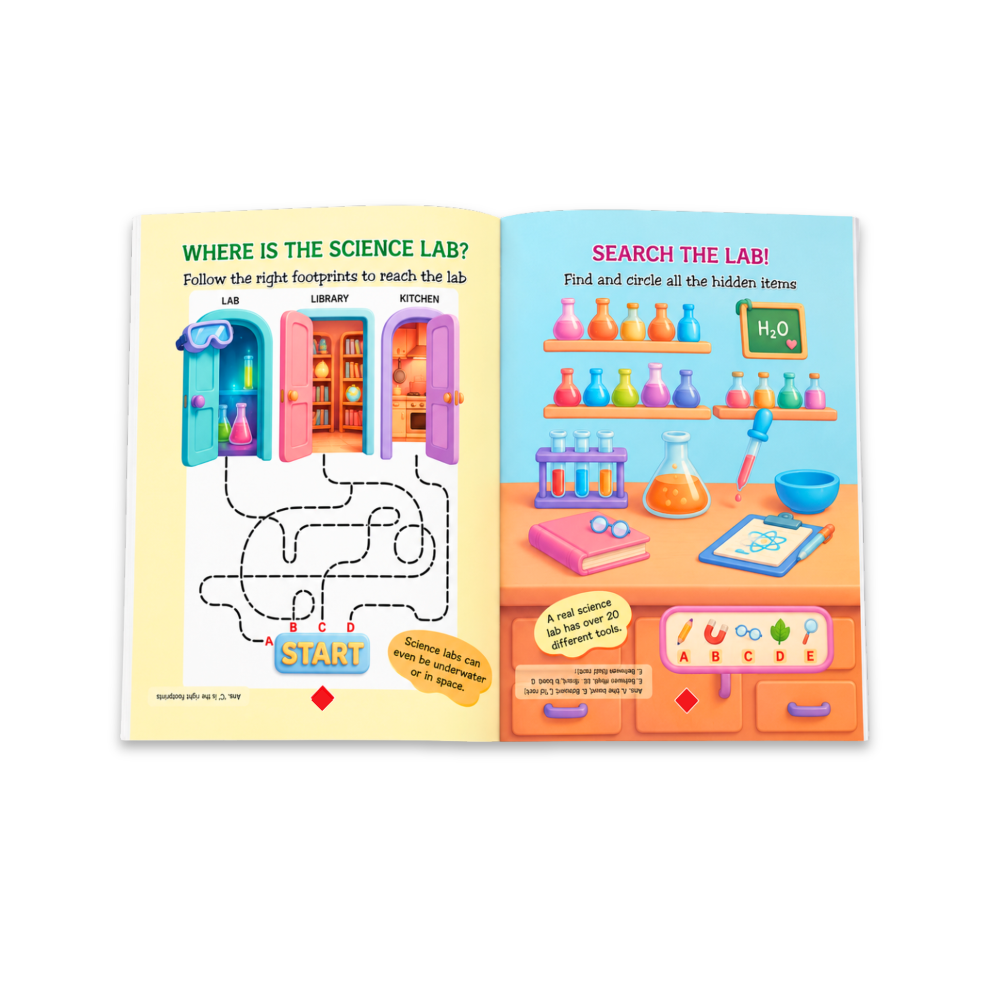 I Want to Be a Scientist Activity Book for Kids