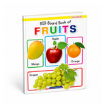 Big Board Book of Fruits by Little Scholarz — fruits learning board book for toddlers showing mango apple orange and grapes