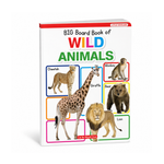 Big Board Book of Wild Animals by Little Scholarz — wild animals learning board book for toddlers showing lion cheetah giraffe and more