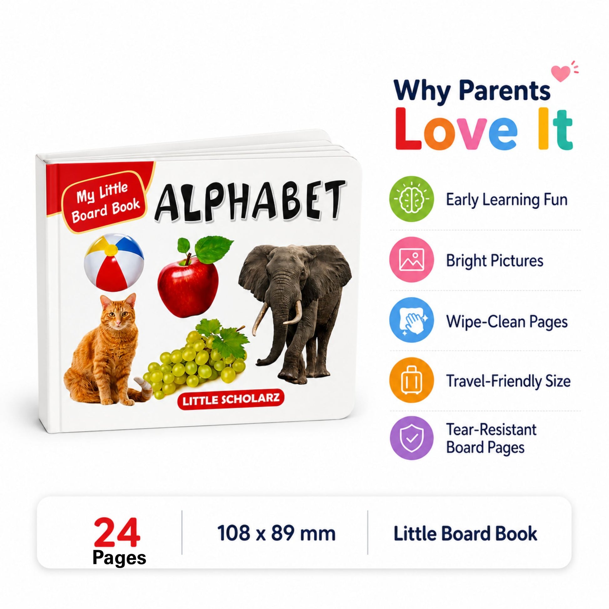 My Little Board Book of Alphabets