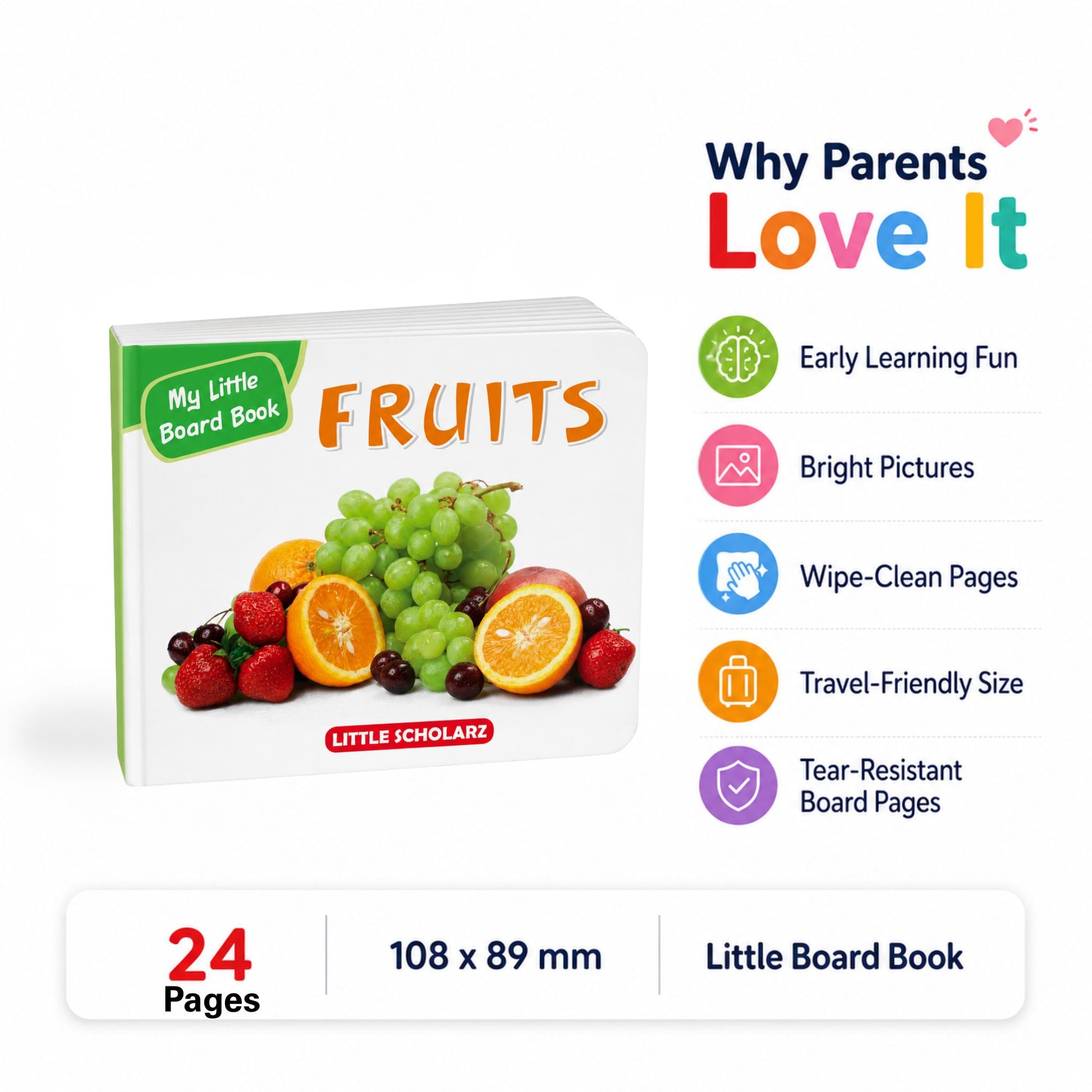 My Little Board Book of Fruits