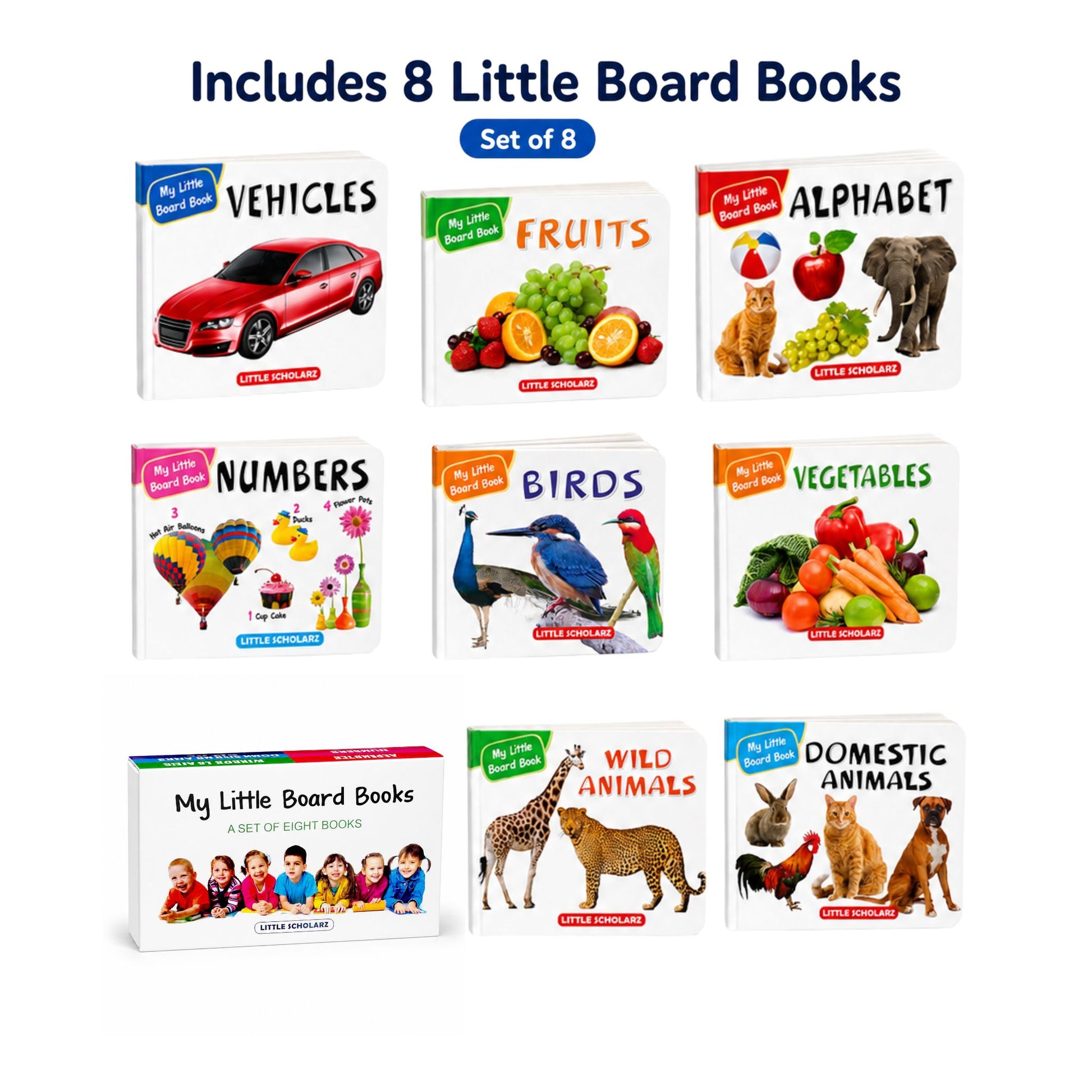 My Little Board Books - Gift Box - Set of 8 Books