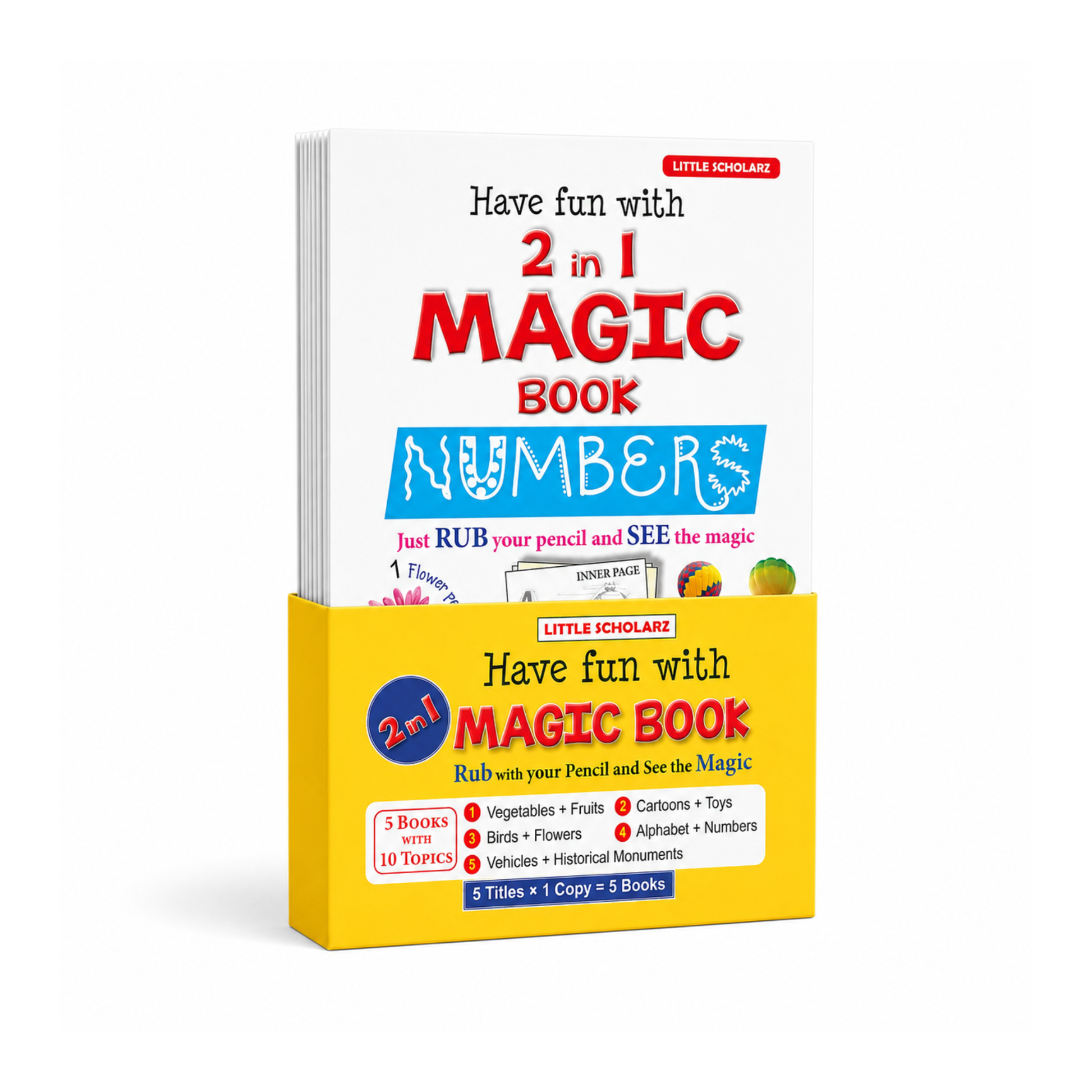 Have Fun with 2-in-1 Magic Books- Set of 5