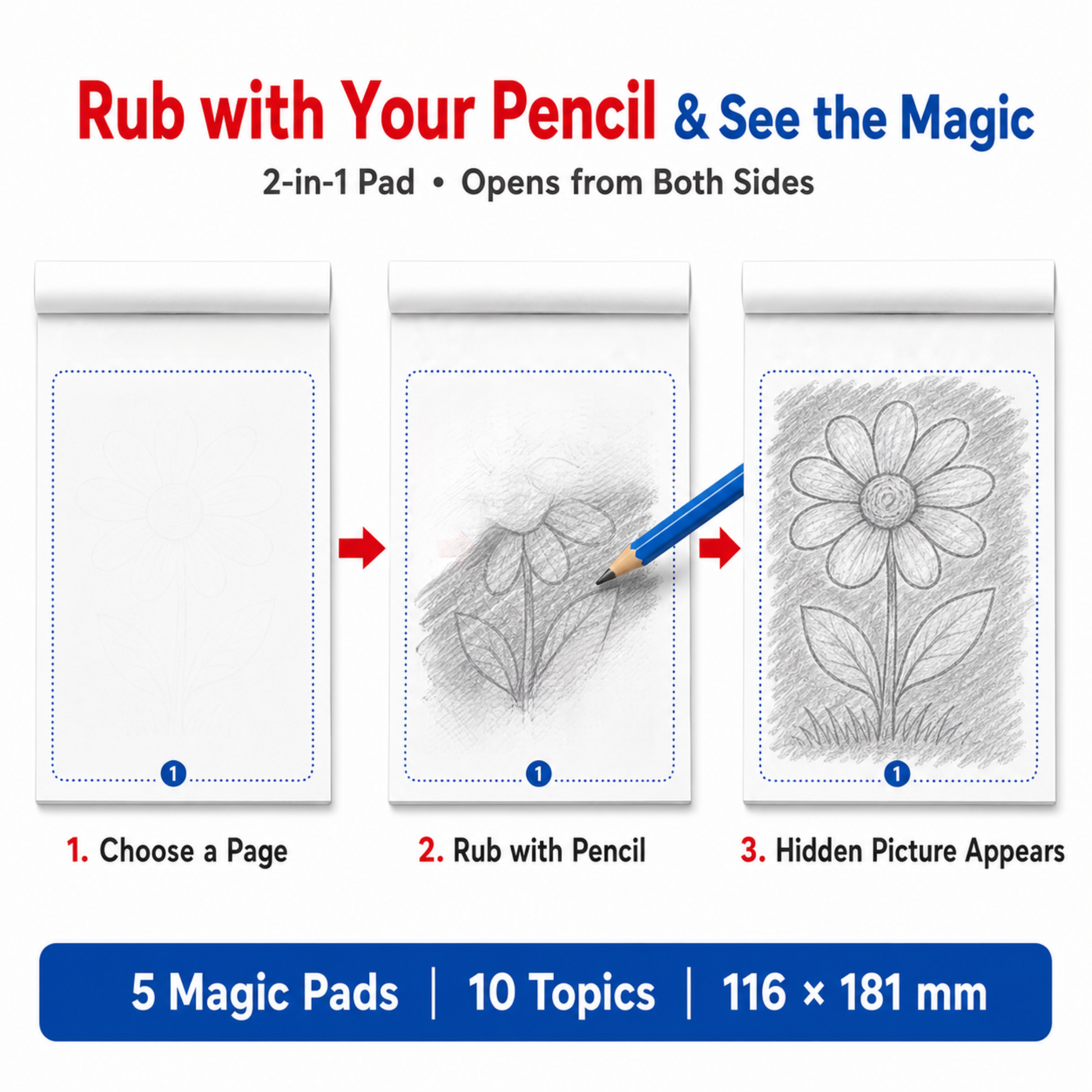 Have Fun with 2-in-1 Magic Books- Set of 5