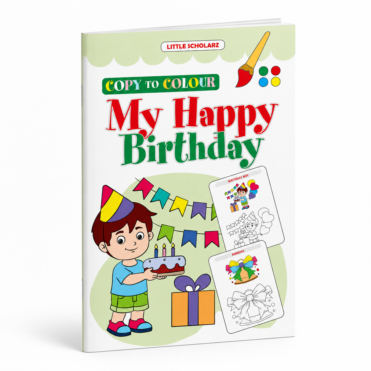 My Happy Birthday Copy to Colour Book for Kids