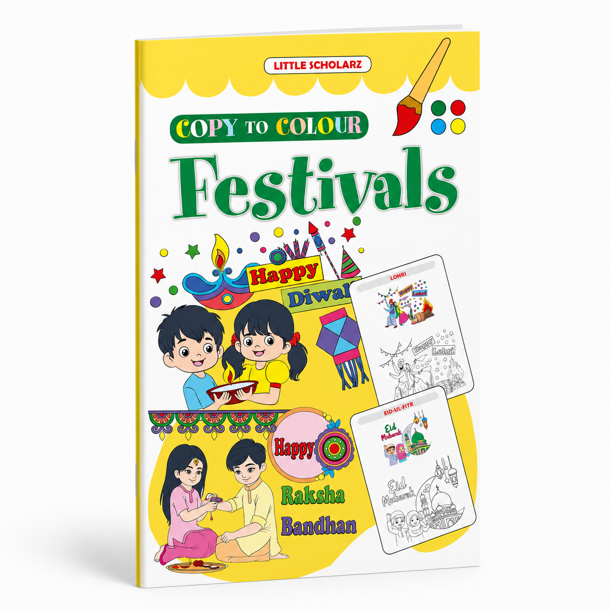 Festivals Copy to Colour Book for Kids