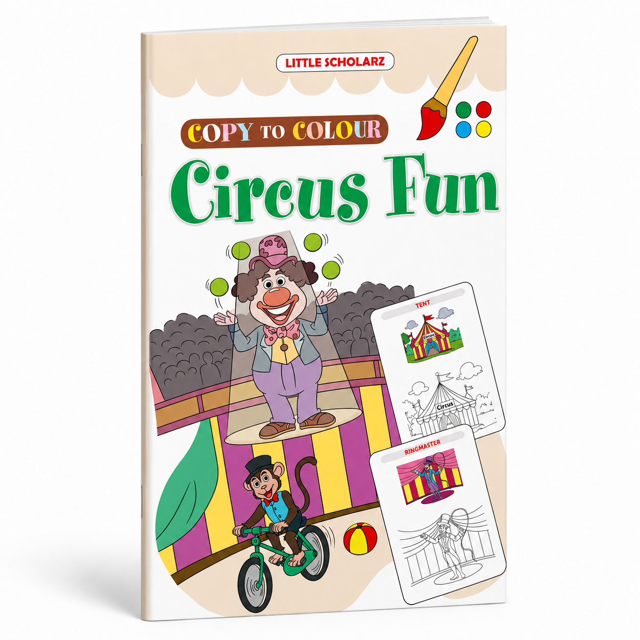Circus Fun Copy to Colour Book for Kids