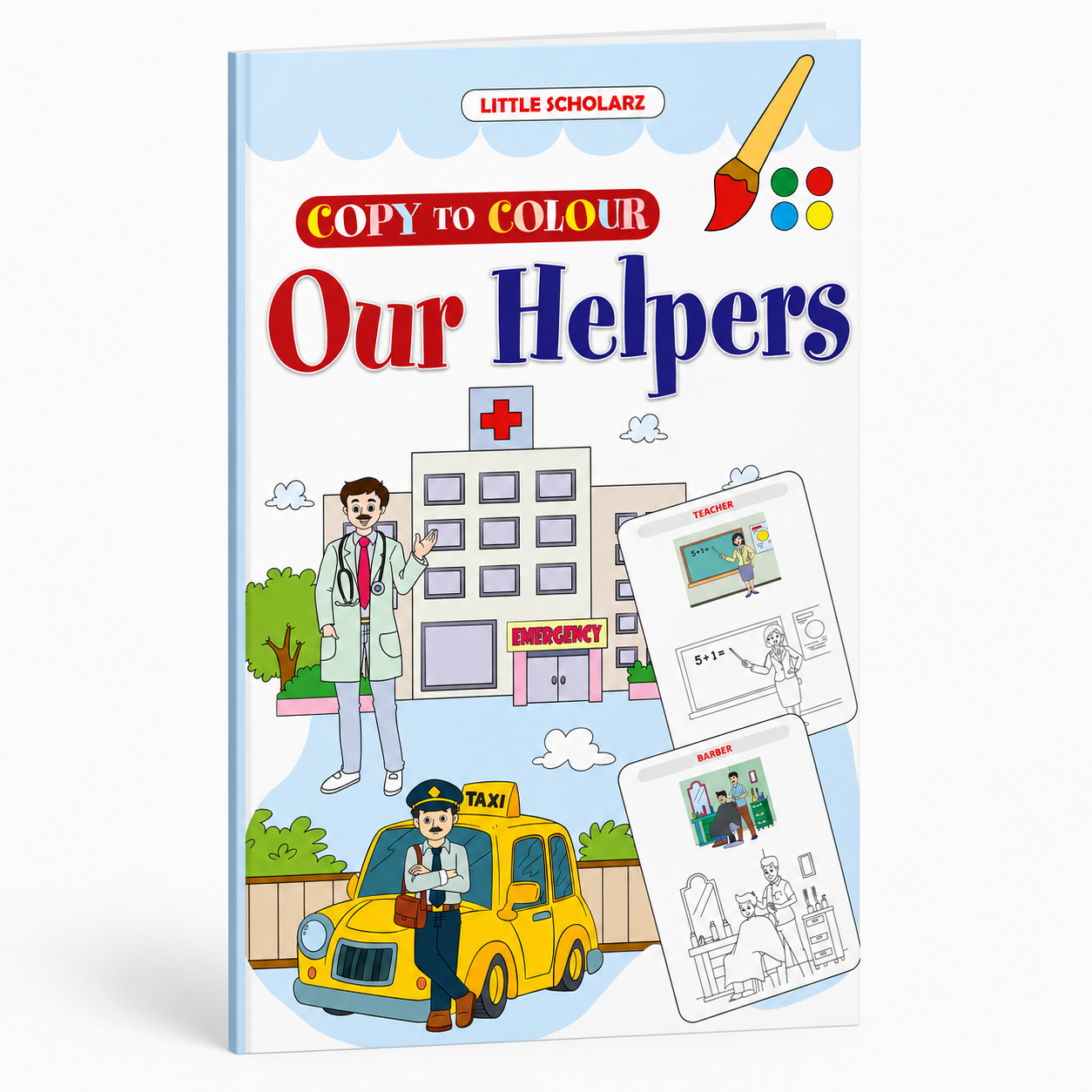 Our Helpers Copy to Colour Book for Kids