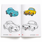 My Cars Copy to Colour Book for Kids