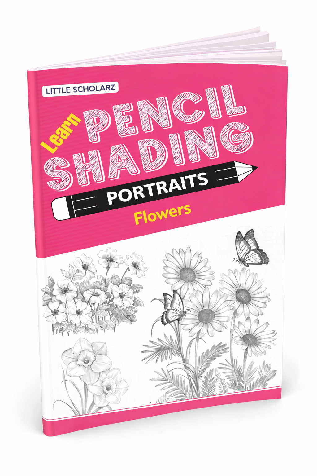 FLOWERS- Learn Pencil Shading Portraits