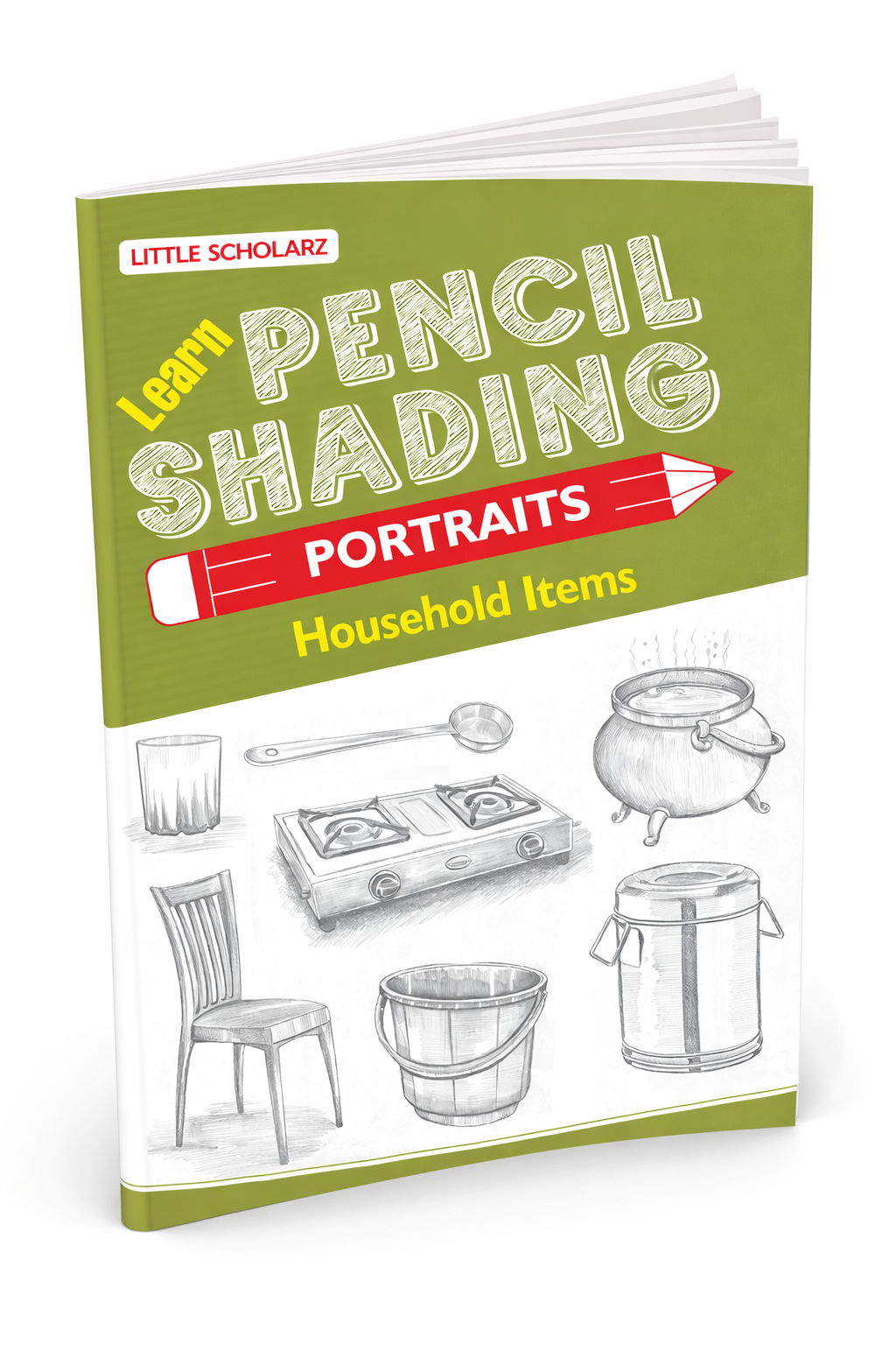 HOUSEHOLD ITEMS- Learn Pencil Shading Portraits