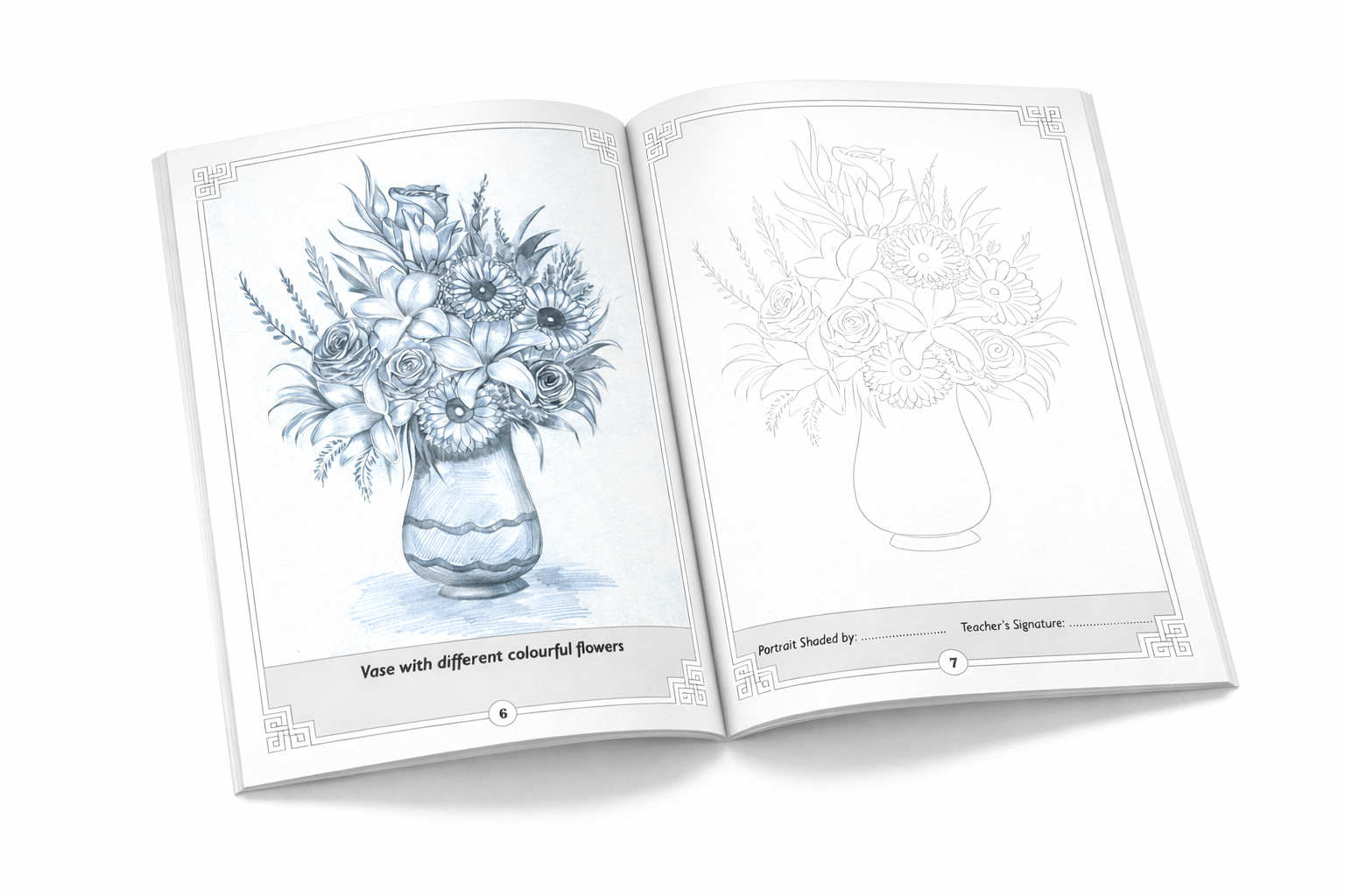 FLOWERS- Learn Pencil Shading Portraits