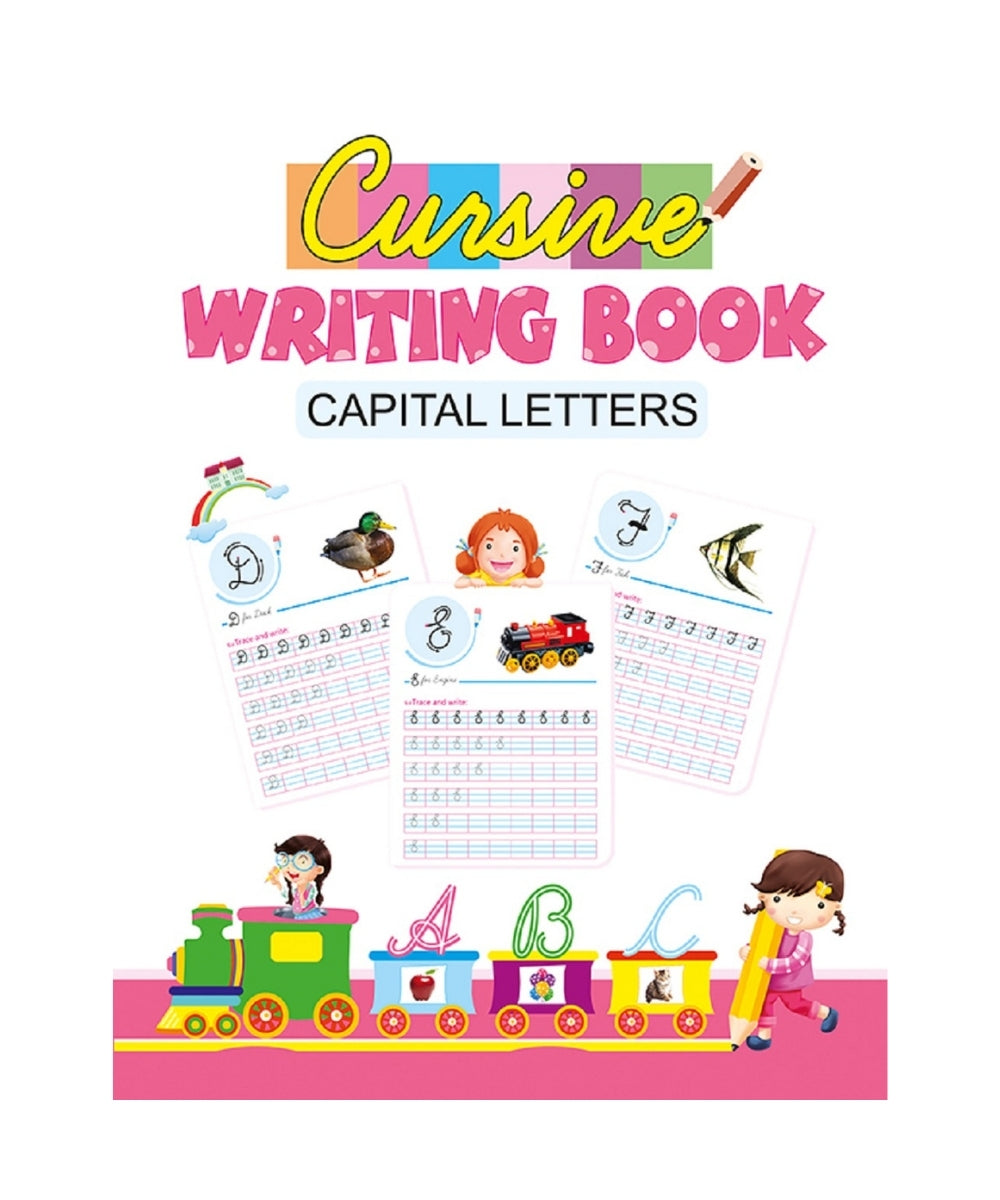 Cursive Writing Book: Capital Letters