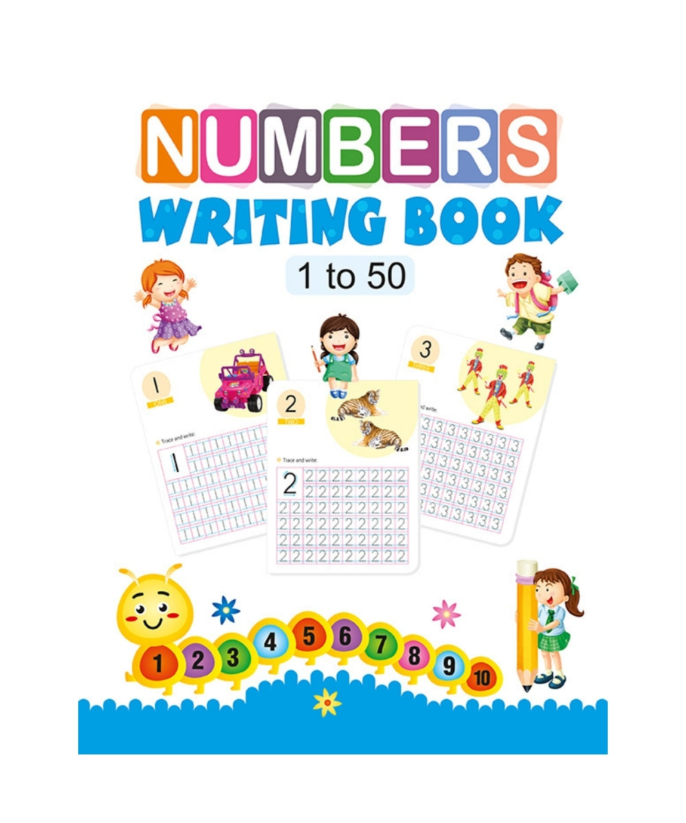 Number Writing Book: 1 to 50