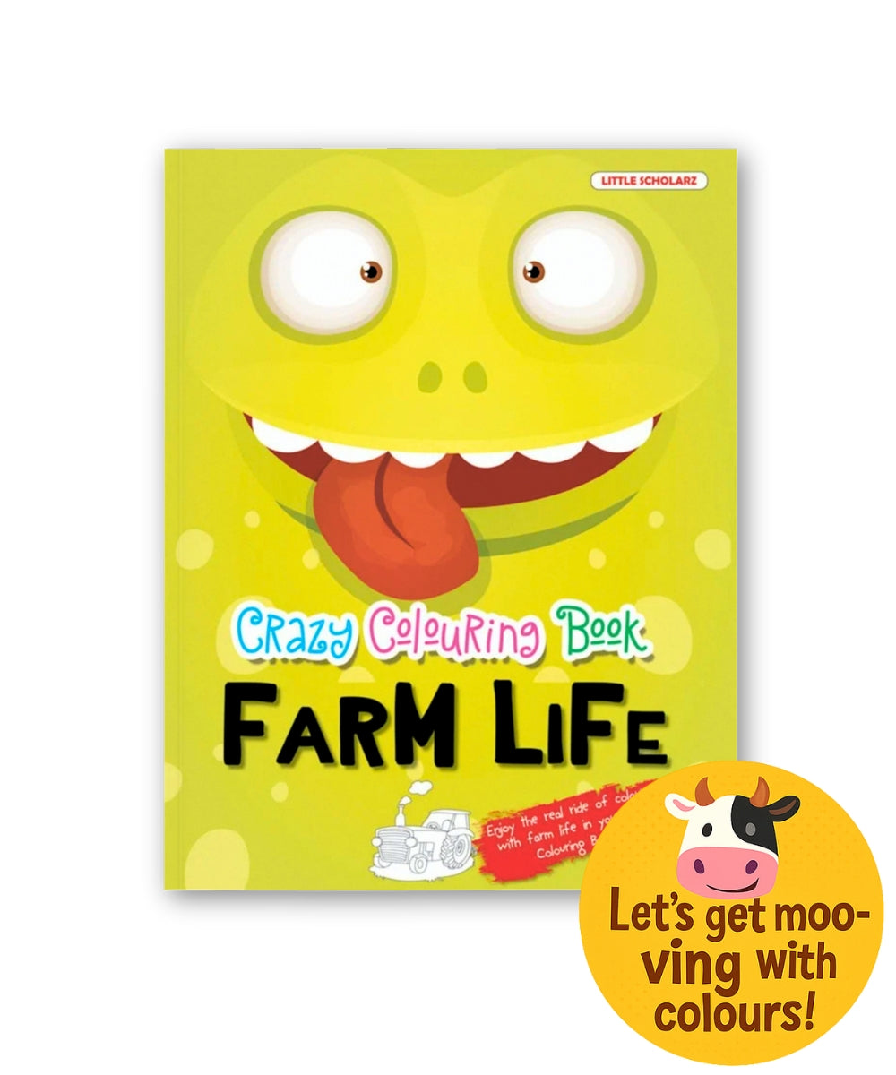 Farm Life: Crazy Colouring Book