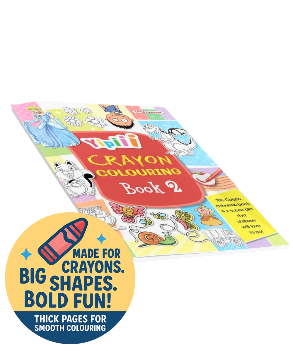 Yipiii Crayon Colouring Book 2
