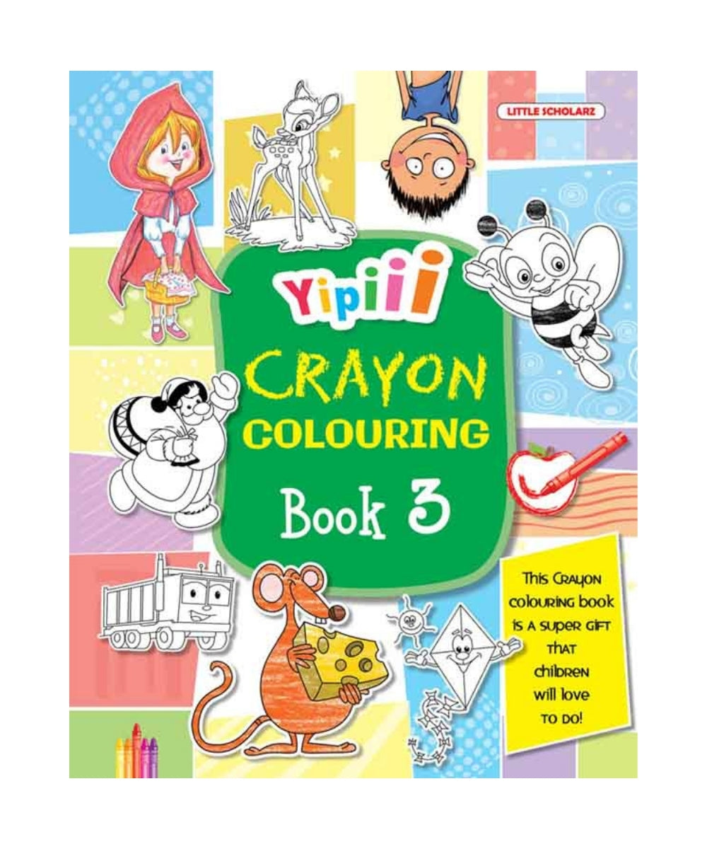 Yipiii Crayon Colouring Book 3