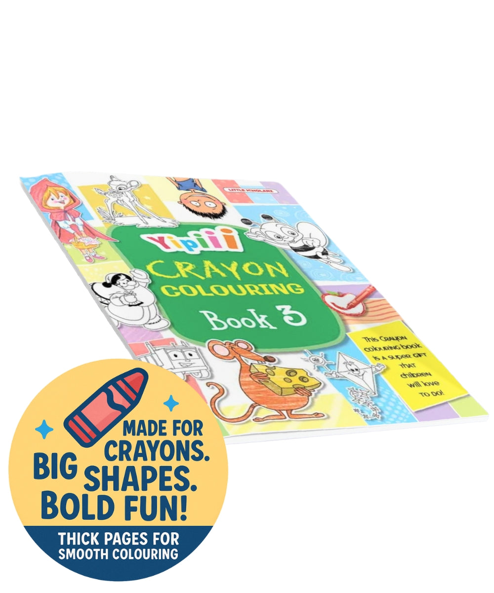 Yipiii Crayon Colouring Book 3