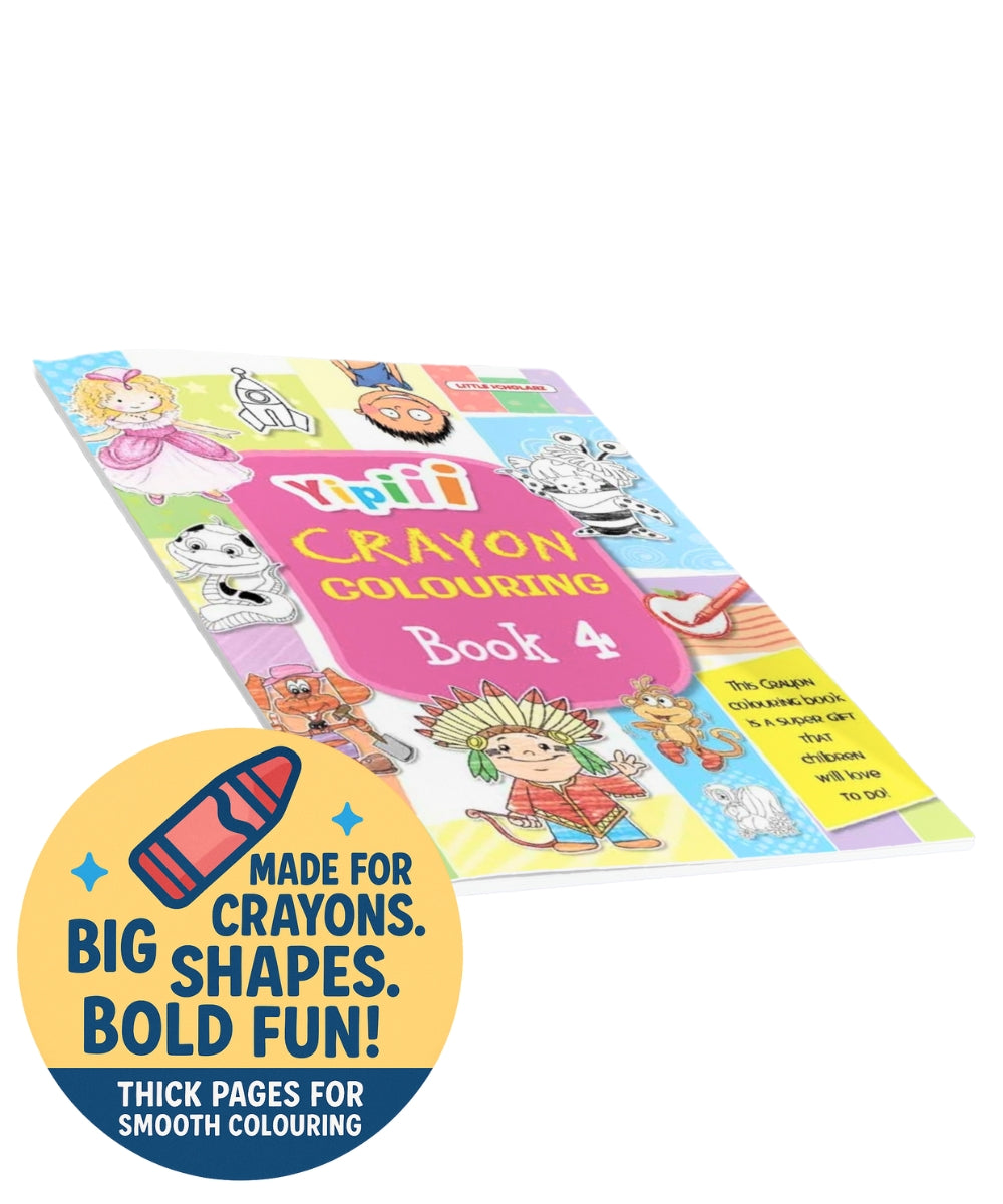 Yipiii Crayon Colouring Book 4