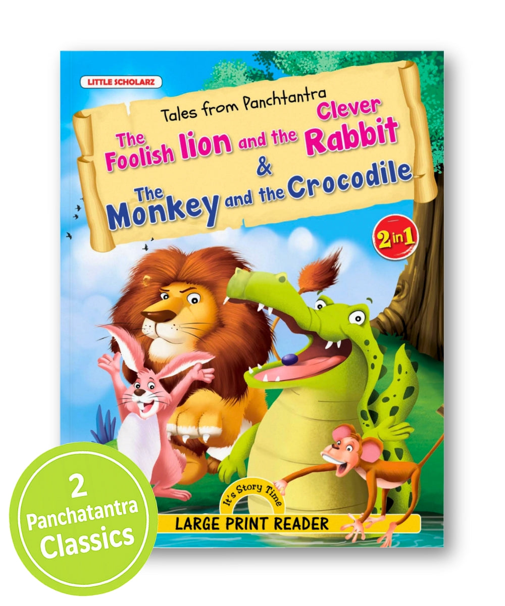 The Foolish Lion and the Clever Rabbit & The Monkey and the Crocodile