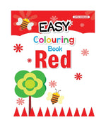 Red - Easy Colouring Books