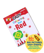 Red - Easy Colouring Books