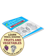 FRUITS AND VEGETABLES- Learn Pencil Shading Portraits