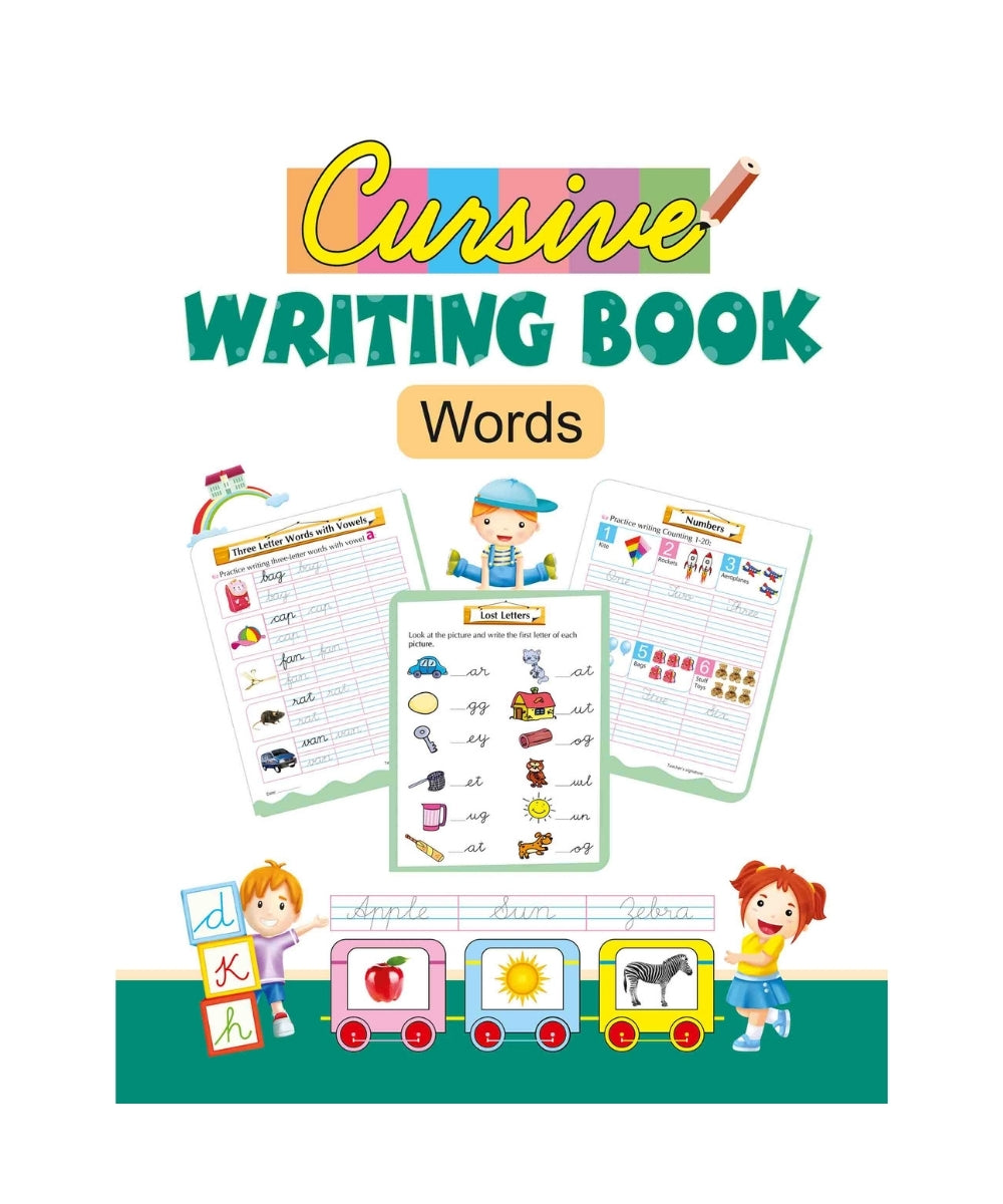 Cursive Writing Book: Words