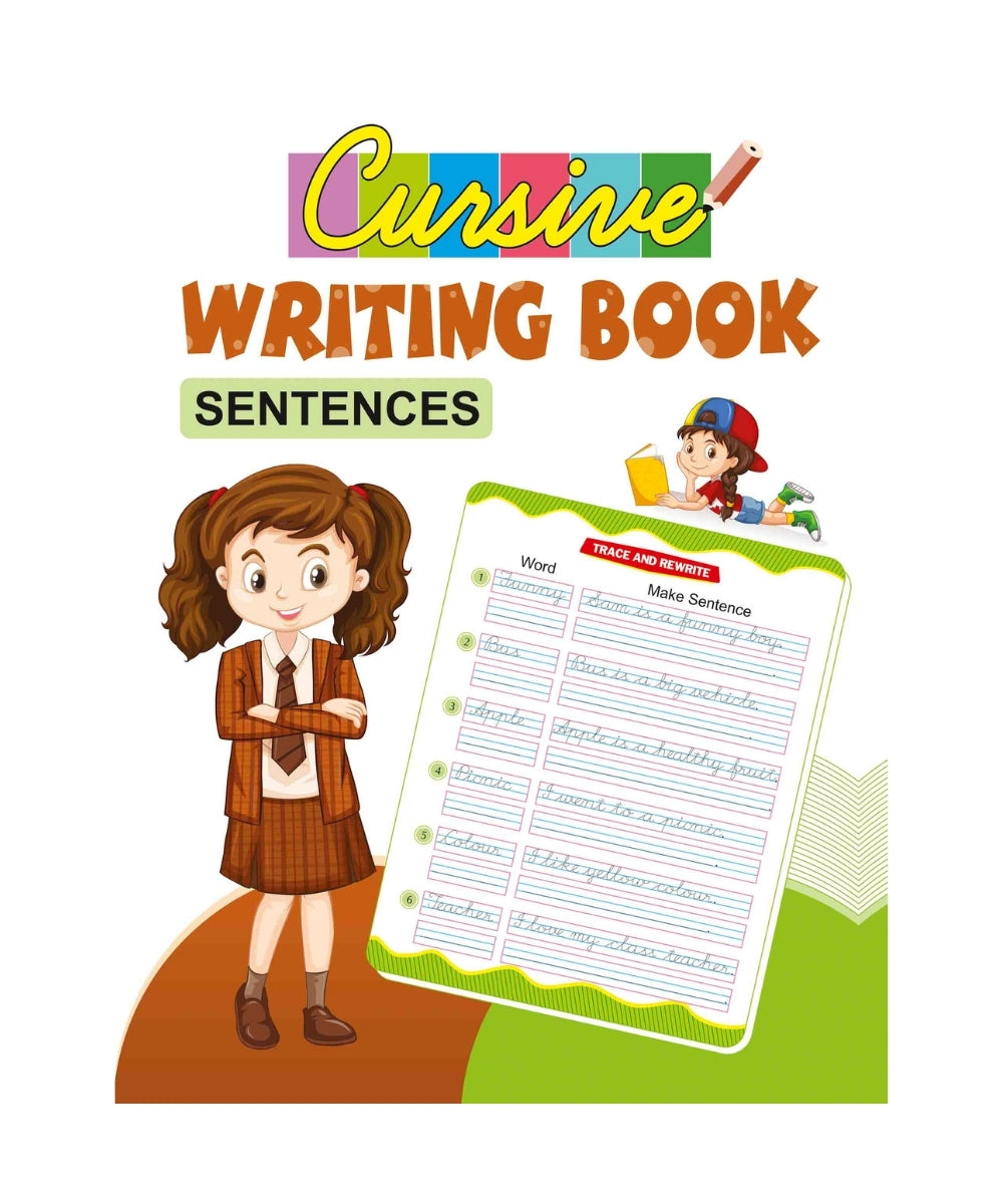 Cursive Writing Book: Sentences