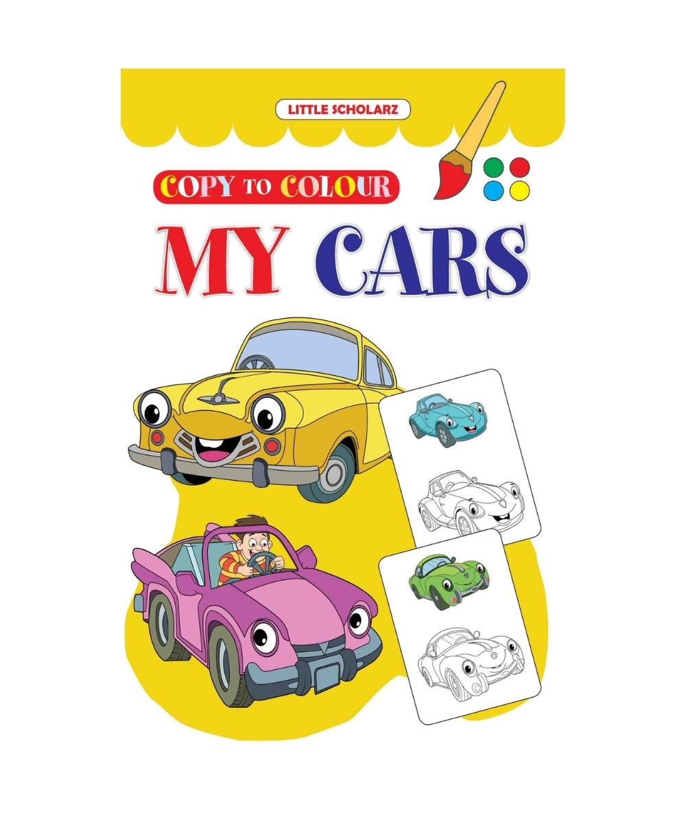 My Cars- Copy to Colour
