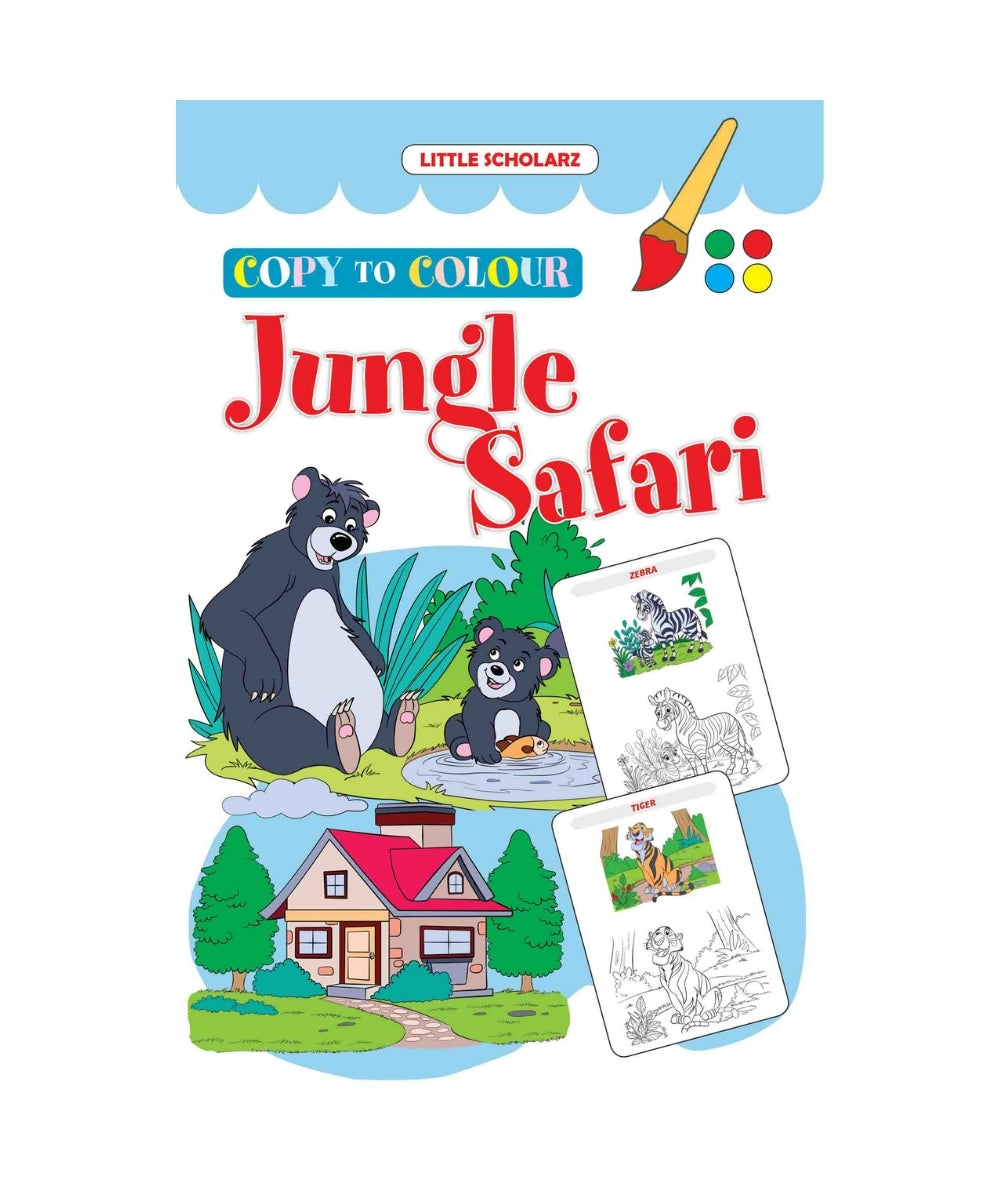Jungle Safari- Copy to Colour
