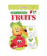 Fruits- Copy to Colour