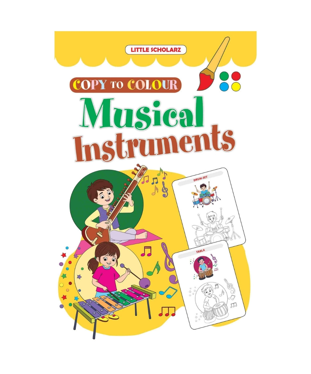 Musical Instruments- Copy to Colour