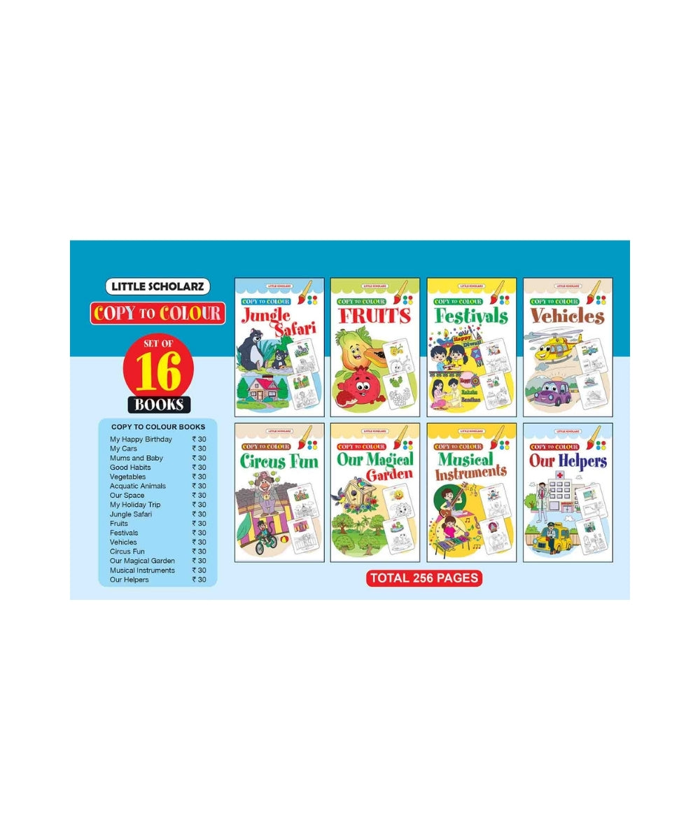 Copy to Colour – Complete Set of 16 Books