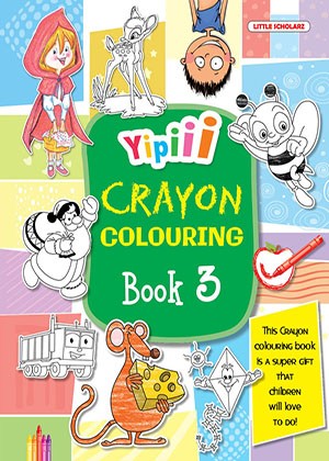 Yipiii Crayon Colouring Book 3