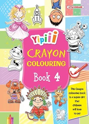 Yipiii Crayon Colouring Book 4