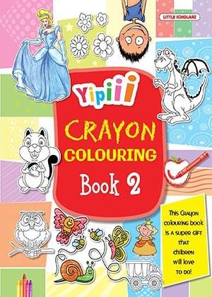 Yipiii Crayon Colouring Book 2