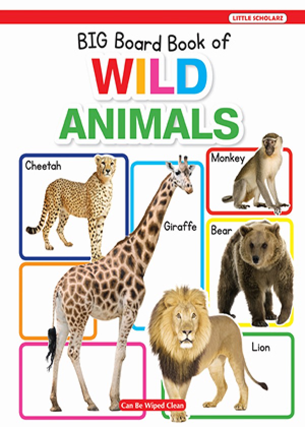 New Big Board Book of Wild Animals - Board Books